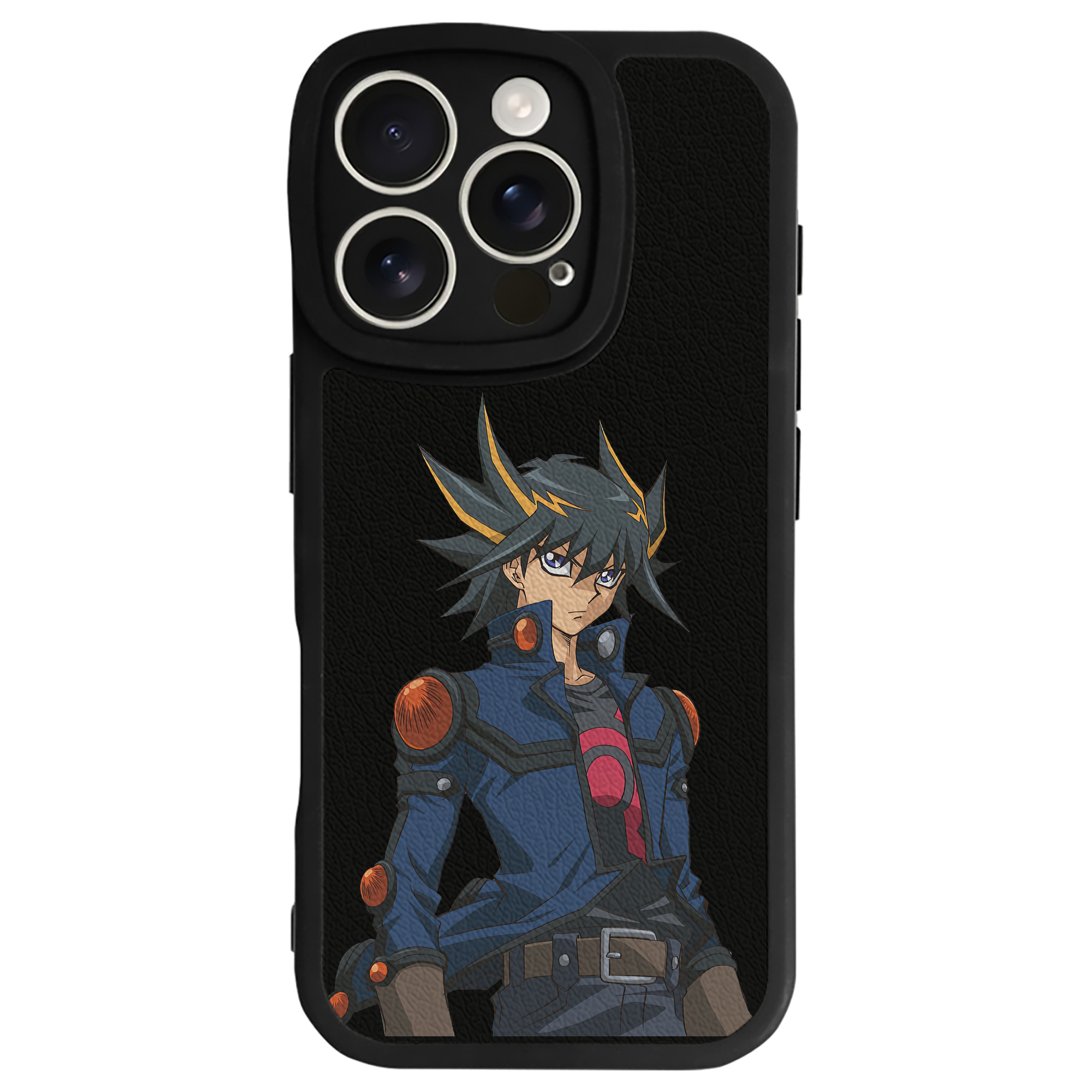 遊☆戯☆王 Yu-Gi-Oh! 【iPhone 16シリーズ対応】シリコンスマホケース（レザー調） 材質：シリコン